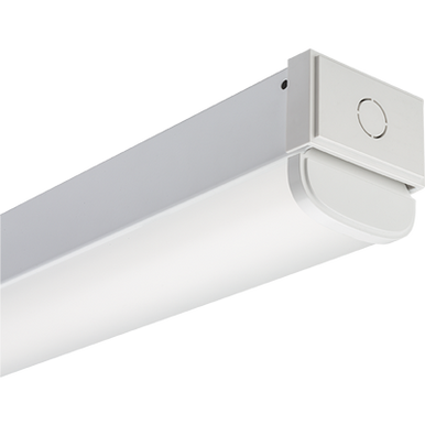 Lithonia Commercial Linear Strip, 96 Inches Long, 10000 Lumen, 5000K, 120-277V with Round DifFuse Lens - Model CLX L96 10000LM SEF RDL MVolt GZ10 50K 80 CRI WH