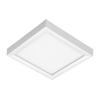 Juno SlimForm Surface Mount Downlights - Square, 5IN, 700 Nominal LM, Switchable CCT – 2700K, 3000K, 3500K, 4000K, and 5000K, 90+ CRI, 120V, Forward/Reverse Phase Cut, White