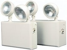 Heavy Duty LED Emergency Light Unit With Remote Capacity. 6 Volts - 6v Watts Per Head With 90 Minute Battery - 120/277V