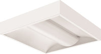 LED 2x2 Volumetric Architectural Surface Mount, Nominal 3300 lumens, Acrylic diffuser, linear prismatic lens, eldoLED dimming 1pct, 80+ CRI, 3500K, SKU - 224VJH - 2VTLX2 33L ADP EZ1 LP835