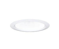 4IN clear diffuse open trim, white flange,