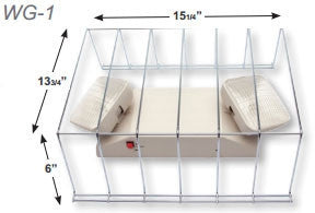 Wire Guard Only for Exit and Emergency Light - Chrome