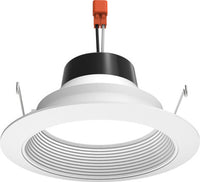 5IN Juno Retrofit Down-Light, Generation 4700 Nominal LM, 2700K, 90+ CRI, 120V, Forward/Reverse Phase Cut, White, White Trim Ring