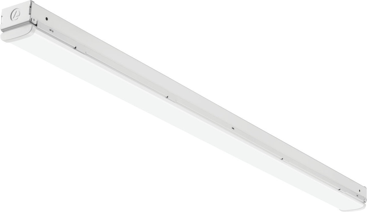 LED Contractor Single StripLight, 48IN, 4000LM, 120V-277V, 4000K, 80 CRI