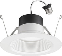 6IN Juno E Series Baffle Retrofit Down-Light, Switchable CCT - 2700K, 3000K, 3500K, 4000K, 5000K, 90+ CRI