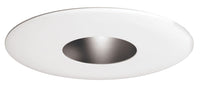 4IN Pinhole with Integral Shield, White