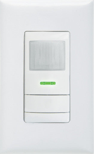 Wall Switch Sensor, Passive Dual Technology, Low Voltage, Ivory