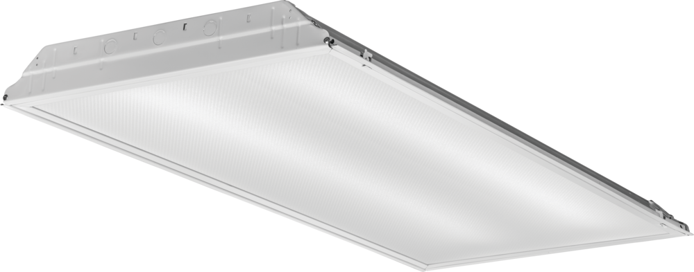 2x4 LED Recessed Troffer, #12 Pattern acrylic, 0.110IN Thick, 120V, 80+ CRI, 4000K