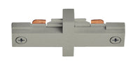 Trac-Lites Miniature Straight Connector, 1-Circuit, Silver
