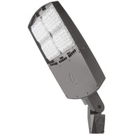 RSX LED Area Light, Size 4, 56951 Lumens, 4000K, IES type IV forward throw, 347-480V, Integral Slipfitter, Dark bronze finish, super durable