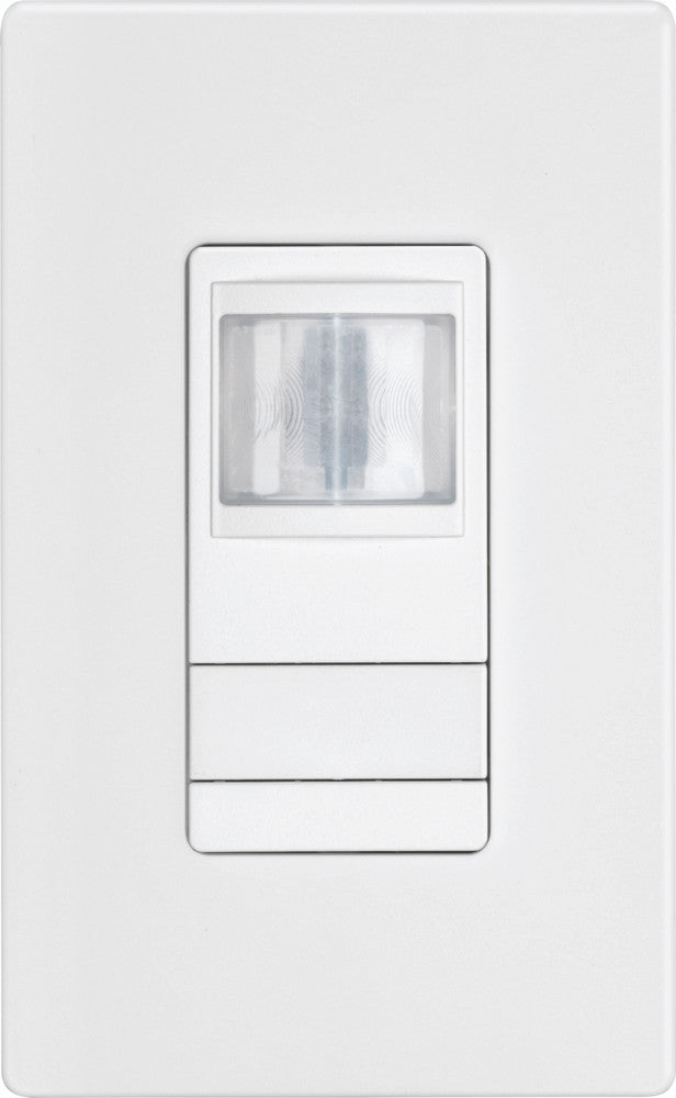 Wall Switch Senor - Line Voltage, Passive Dual Technology, Ivory