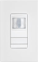 Wall Switch Senor - Line Voltage, Multi-Way Option, Passive Dual Technology, White