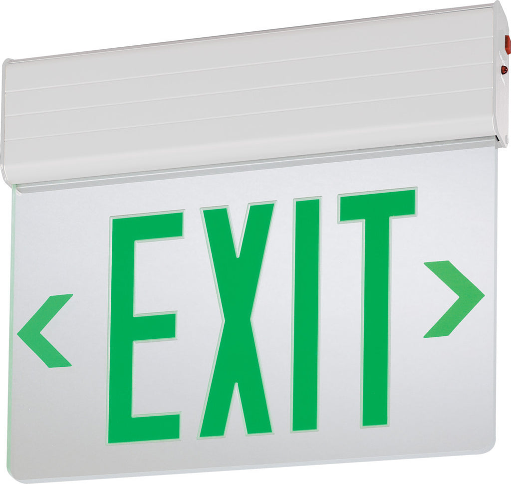 SurFace Mount LED Edge-Lit, Single Face, Green