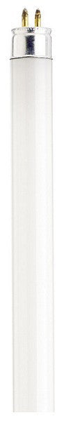 8 Watt T5 Fluorescent Tube Bulb with Miniature Bi-Pin (G5) Base, 3000K - F8T5/WW