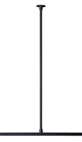 12', 18', 24', 36' or 48' Pendant Stem Mechanical Support Kit for T-Bar or Rigid Ceilings - TLR92 24IN WH