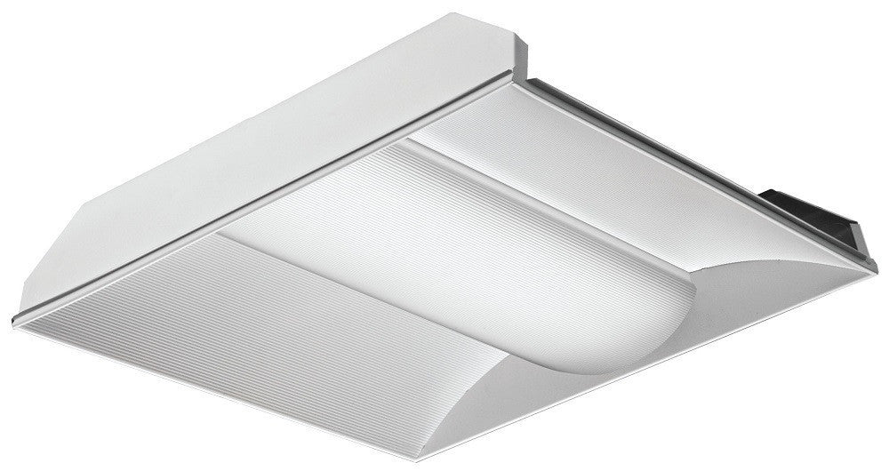 LED 2x2 Volumetric Architectural Fixture, Nominal 4000 lumens, Acrylic diffuser, linear prismatic lens, eldoLED dimming 1pct, 80+ CRI, 4000K, nLight with 100pct (L100) lumen management, SKU - 224VU3 - 2VTL2 40L ADP EZ1 LP840 N100 G1