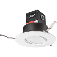 The 6-inch adjustable OneUp? is a quick and easy-to-install direct-wire downlight that features a unique canless design. This product takes one-third less time to install versus a conventional incande - JBK6 ADJ SWW5 90CRI MW M6