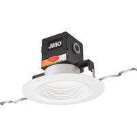 The 6-inch round OneUp? is a quick and easy-to-install direct-wire downlight that features a unique canless design. This product takes one-third less time to install versus a conventional incandescent - JBK6 RD SWW5 90CRI MW M6