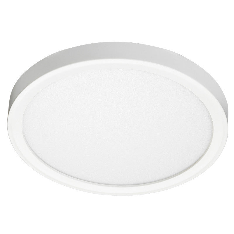 Juno SlimForm Surface Mount Downlights - Round, 7IN, 1000 Nominal LM, Switchable CCT – 2700K, 3000K, 3500K, 4000K, and 5000K, 90+ CRI, Multi-Volt, 0-10V Dimming Driver, White,