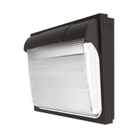 TWX LED Size 3 WallPack, LED, Adjustable Light Output, 4000K, 120-277V, Photocell, Textured Dark Bronze