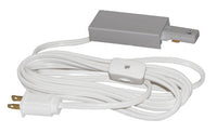Trac-Master Cord and Plug Feed, 1-Circuit, Silver