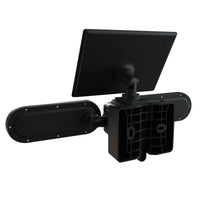 LED Solar Wall Lights - 15 Watt - 6000K Daylight Deluxe - Black Finish