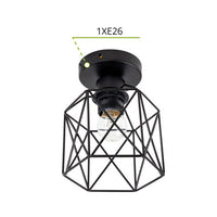 ASD Ceiling Light ATTIC NOVA 1xE26 120V Black ETL