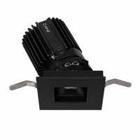 Volta 2in Square Pin Hole Trim Narrow Flood Beam 2700-6500K in Black - R2SPT-NTWB-BK