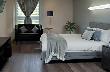 Traditional Hospital Bed Light - 4 Foot - 20W Uplight - 40W Downlight - 120-277V - 4000K Cool White - White Finish