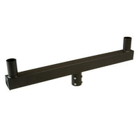 Steel square bullhorn- 3 in line, Dark b - SBS38 DDB