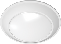 Juno SlimBasics TapeRed SurFace Mount- Round, 6IN, 2700K, 90+ CRI, Environment, Matte White