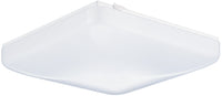 LED Square Flush Mount for residential Use Only. Available in 11IN, 14IN, & 20IN Sizes, 15W T8, 80 CRI, 4000K