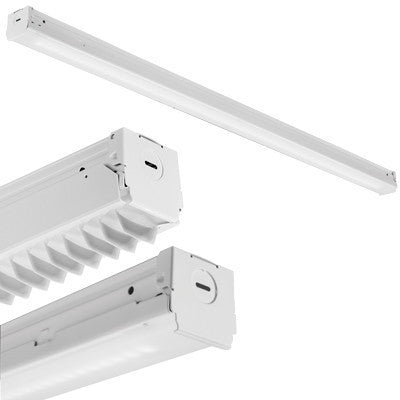 Z SERIES LED STRIP LIGHT, 46IN, 3, 000LM, Frosted, diffuse, 120V-277V, 4000K, 80 color rendering index, White finish