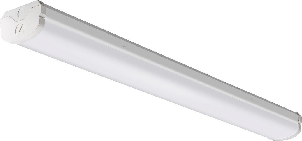 4FT LED Wraparound, Nominal 4800 LM, Curved, linear prismatic, 80+ CRI, 4000K