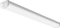 4FT LED Wraparound, Nominal 4000 LM, Curved, linear prismatic with trim ring, eldoLED dimming 1%, 80+ CRI, 4000K, Nlight Air 2.0, Networked wireless, fixture integrated occupancy and daylight sensor