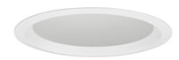 Matte White Open Narrow Flange, Torsion Spring