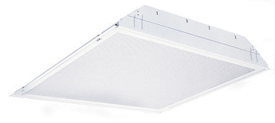 Lensed Troffer, 2x4, 2 lamp, 6 ft. whip, lamps instalLED, Multi-volt, SKU - 190C4P - GT2LW MV