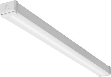 Commercial linear strip,96IN,10,000LM,High efficiency,Flat Diffuse Lens,120V-277V,Generic driver 0-10V dimming,4000K,80 color rendering index,Single-circuit through wire including ground wire,White finish