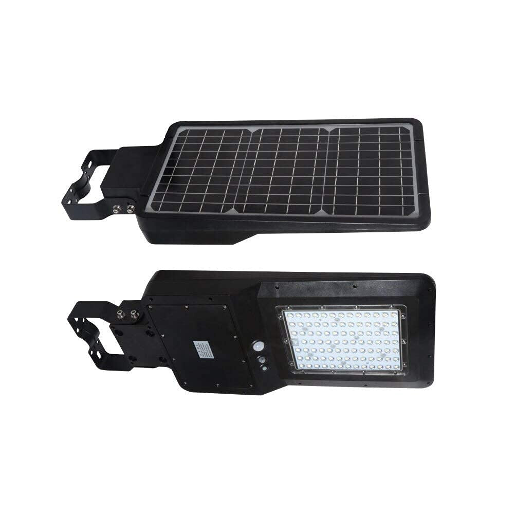 LED Solar Dusk to Dawn Light - 40 Watt - 6000 Lumens - 5000K Daylight - Wall or Post Mount - with Programmable Motion Sensor