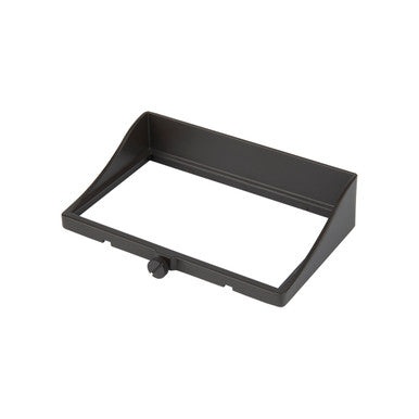 Adjustable Beam Wall Wash Hood Horizontal in Bronze Aluminum