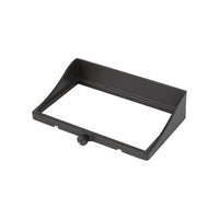 Adjustable Beam Wall Wash Hood Horizontal in Bronze Aluminum