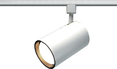 R30 - White Track Head Only - Straight Cylinder Shape