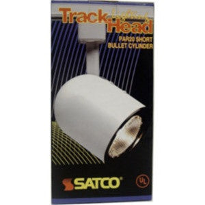 Par20 - White Track Head Only - Short Bullet Cylinder Shape