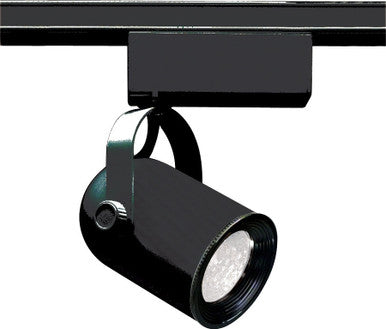 Mr16 - Black Track Head Only - 12 Volt Round Back Shape