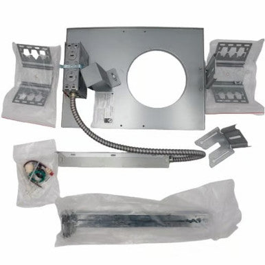 Accessory, 7W Emergency Battery Back-Up Pan w/Bar Hangers for T-Grid/Joist, 6in. Round, Remote Test Switch