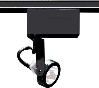 Mr16 - Black Track Head Only - Gimbal Ring 12 Volt