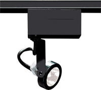 Mr16 - Black Track Head Only - Gimbal Ring 12 Volt