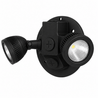 Indoor Location, Black Finish, Double-head, 1094 lumens, 10W total, 10-25Vdc input