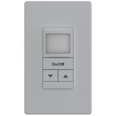 Wall Switch Sensor - Line Voltage,Passive Dual Technology ,Vacancy (default) or Auto-On ,Gray