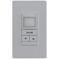 Wall Switch Sensor - Line Voltage,Passive Dual Technology ,Vacancy (default) or Auto-On ,Gray